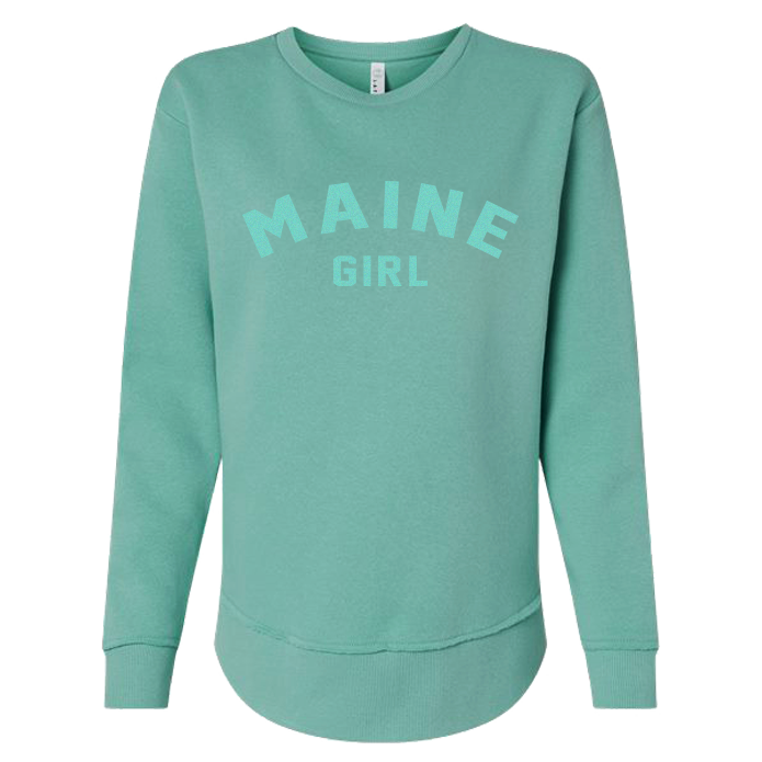 Maine Girl (Adult Size) Saltwater Weekend Crew Sweatshirt