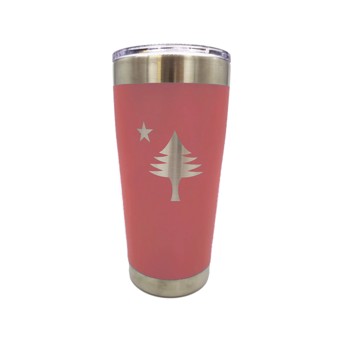Maine Flag Insulated SS Tumbler Large SHOP ROGUE WEAR Accessories Color-Coral