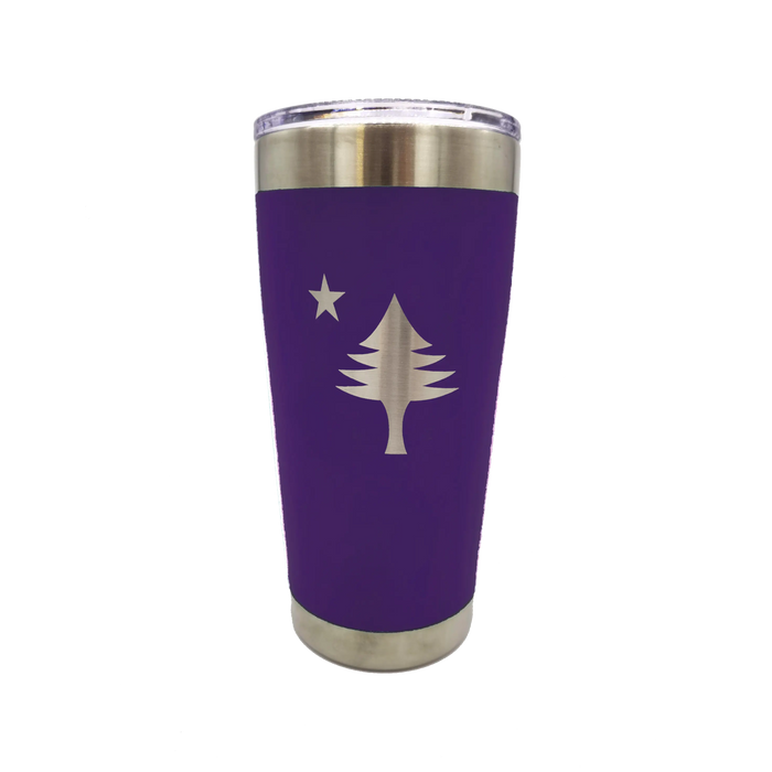 Maine Flag Insulated SS Tumbler Large SHOP ROGUE WEAR Accessories Purple