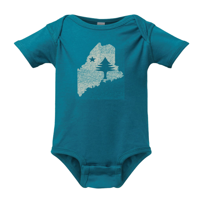 Infant Maine State Flag Onesie