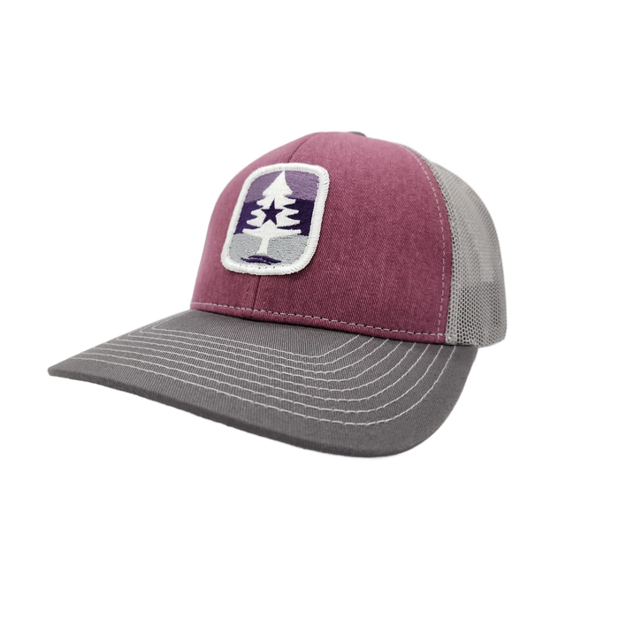 Mauve Stripe 7 Trucker Hat SHOP ROGUE WEAR Hats