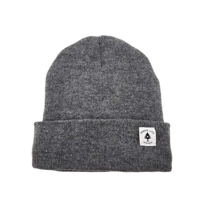 Cold as F*** Lined Knit Leather Patch Beanie SHOP ROGUE WEAR Hats