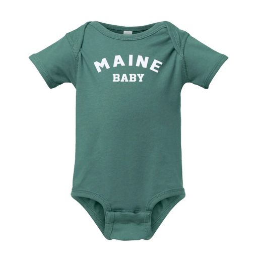 Infant Maine Baby Onesie SHOP ROGUE WEAR baby 24-Mos-Basil-Green