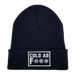 Cold as F*** Lined Knit Beanie SHOP ROGUE WEAR Hats Color-Navy