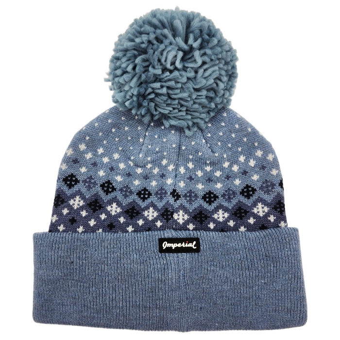 Fair Isle Knit Pom Hat SHOP ROGUE WEAR Hats