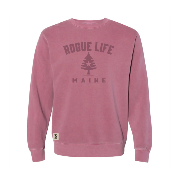 Rogue Life Vintage Crewneck SHOP ROGUE WEAR Crewneck 3XL-Berry-Maroon