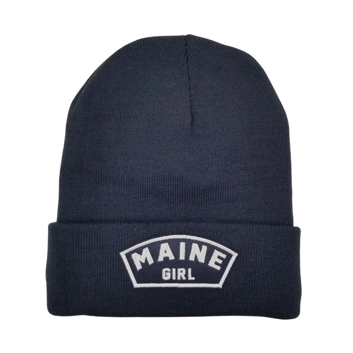 Maine Girl Fleece-Lined Beanie SHOP ROGUE WEAR Beanies Color-Navy