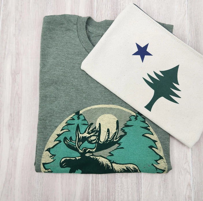 Retro Moose T-shirt SHOP ROGUE WEAR T-shirt
