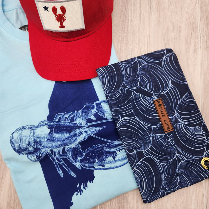 All Over Maine Lobster Sketch T-Shirt SHOP ROGUE WEAR T-shirt