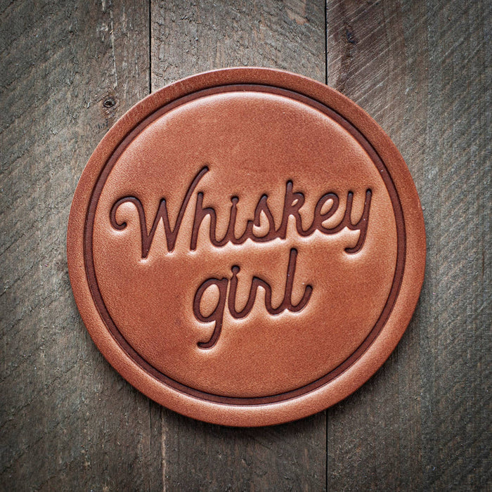 Leather Coasters ROGUE LIFE MAINE