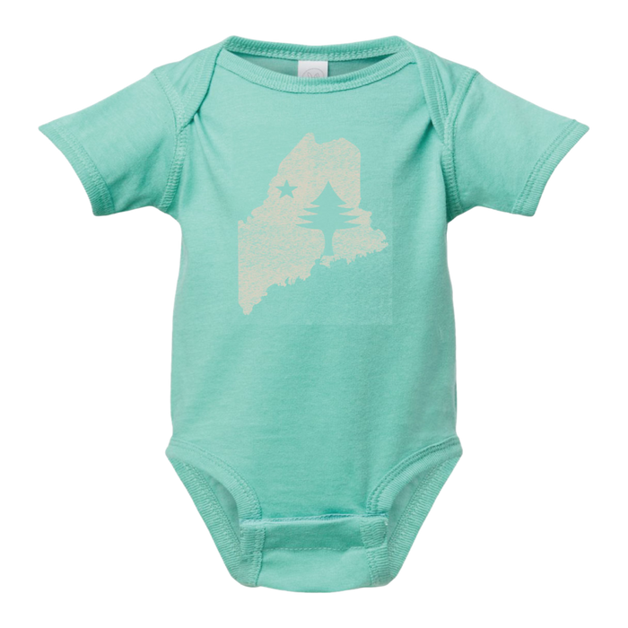 Infant Maine State Flag Onesie