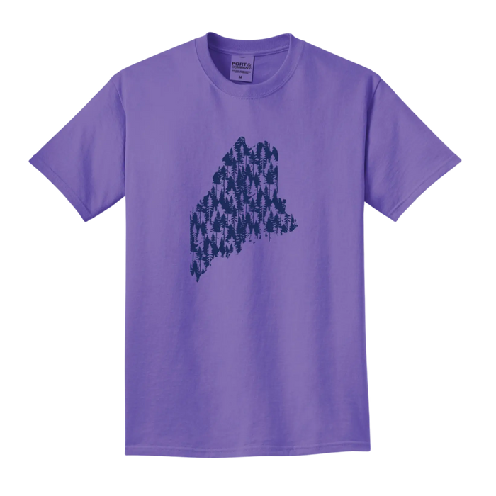Pine State T-Shirt SHOP ROGUE WEAR T-shirt 3XL-Purple