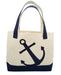 Anchors Away Large Navy Tote Bag SHOP ROGUE WEAR Bags Style-Standard