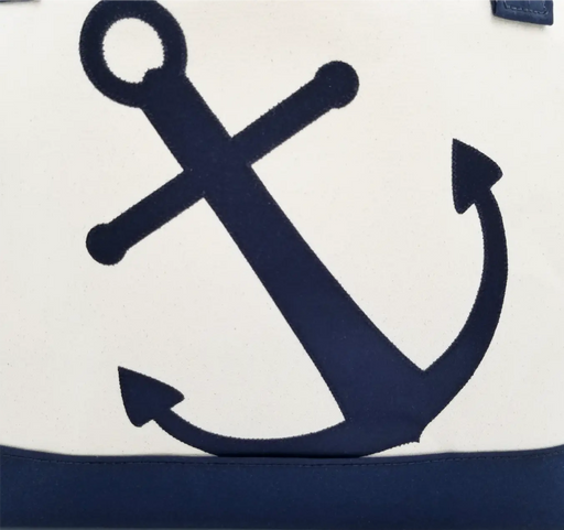 Anchors Away Large Navy Tote Bag SHOP ROGUE WEAR Bags