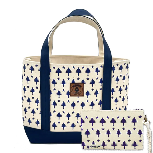 All Over Trees Tote Bag ROGUE LIFE MAINE Bags
