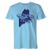 All Over Maine Lobster Sketch T-Shirt SHOP ROGUE WEAR T-shirt 3XL-Glacier-Blue