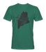 Maine Moose Sketch T-Shirt SHOP ROGUE WEAR T-shirt 3XL-Nordic-Green