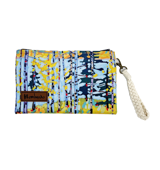 Canvas to Canvas artist collaboration with Holly Lombardo, renowned Maine artist - shop unique canvas tote bags with vibrant fall print creations