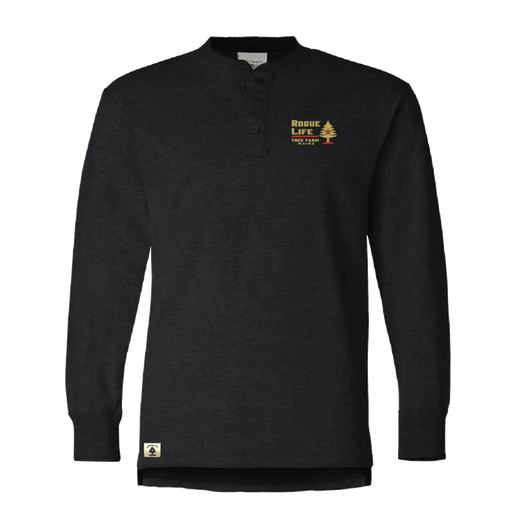 RLM Tree Farm Henley SHOP ROGUE WEAR Long Sleeve 3XL-Black