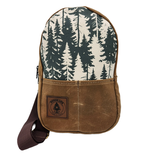 Breathe the Trees Stella Slingback Bag ROGUE LIFE MAINE Bags Color-Forest-Green-Wax