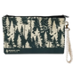 Breathe the Trees Zipper Pouch Wristlet ROGUE LIFE MAINE  Size-LG