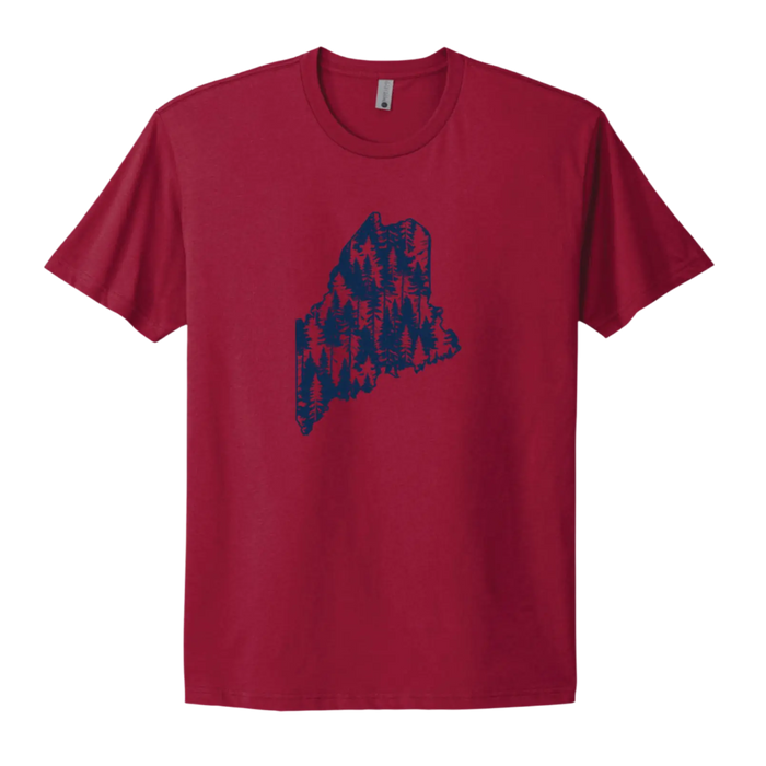 Pine State T-Shirt SHOP ROGUE WEAR T-shirt 3XL-Cardinal-Red