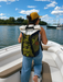 Harbor Roll Hybrid Travel Pack 40L - Moss/Navy ROGUE LIFE Co. Bags