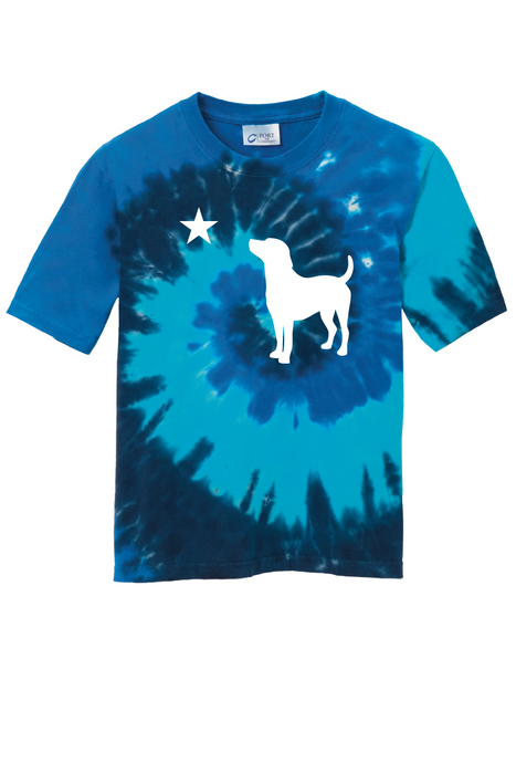 Youth Dog Flag Tie-Dye Tee ROGUE LIFE Co. T-Shirt