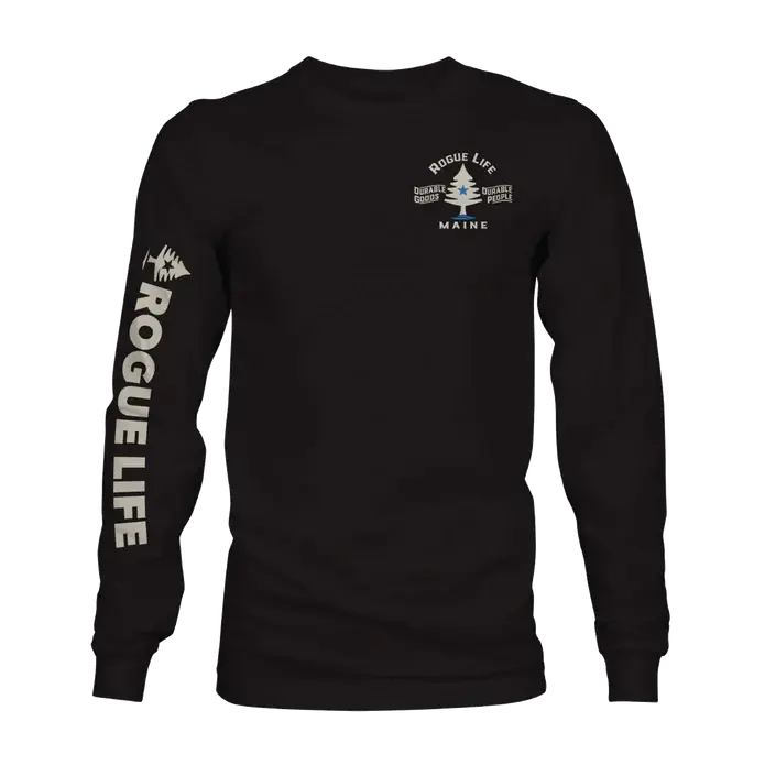 Durable People Long Sleeve SHOP ROGUE WEAR Long Sleeve 3XL-Black