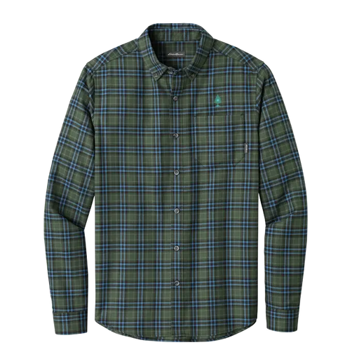Men's Eddie Bauer Soft Olive Flannel Shirt SHOP ROGUE WEAR OUTERWEAR 3XL-Olive