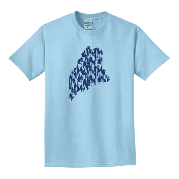 Pine State T-Shirt SHOP ROGUE WEAR T-shirt 3XL-Glacier-Blue