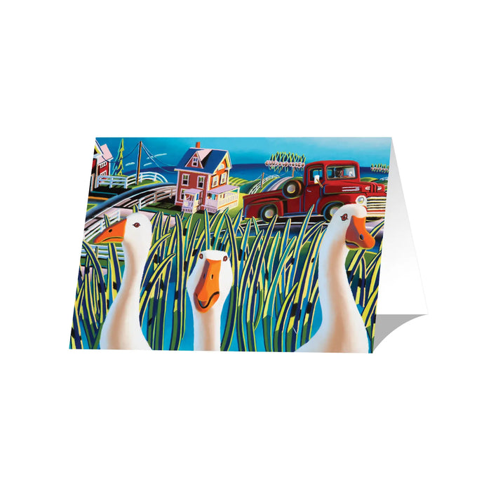 Wade Zahares Maine Artist Greeting Card Sets SHOP ROGUE WEAR Accessories Naughty-Geese