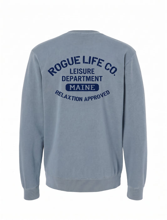 Midweight Leisure Department Unisex Crewneck Sweatshirt