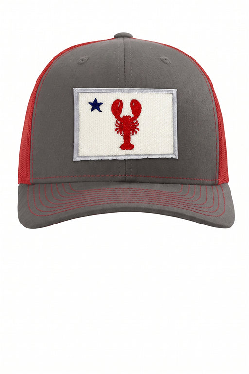 Structured Trucker Hat - Embroidered Lobster Patch ROGUE LIFE Co. Hat