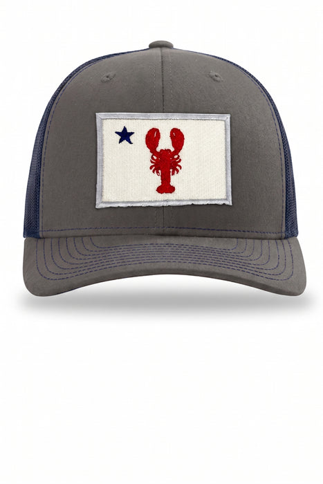 Structured Trucker Hat - Embroidered Lobster Patch ROGUE LIFE Co. Hat