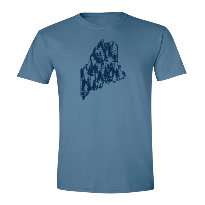 Pine State T-Shirt SHOP ROGUE WEAR T-shirt 3XL-Indigo-Blue