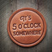 Leather Coasters ROGUE LIFE MAINE  It-s-5-O-Clock-Somewhere