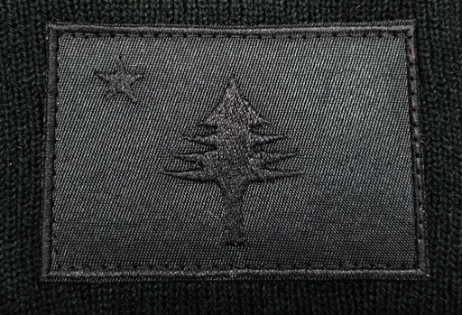 ME Flag Black Patch on Grey/Black Beanie SHOP ROGUE WEAR Beanies