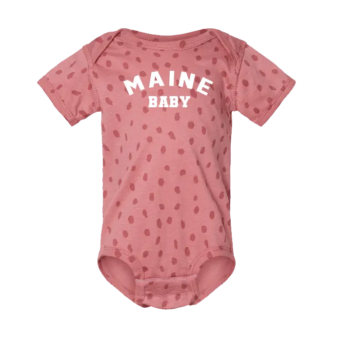Infant Maine Baby Onesie SHOP ROGUE WEAR baby 24-Mos-Mauvelous-Spot