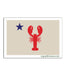 Lobster  ME Flag Sticker Decal ROGUE LIFE MAINE Sticker