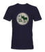 Maine State Flag Moose T-Shirt SHOP ROGUE WEAR T-shirt 3XL-Navy
