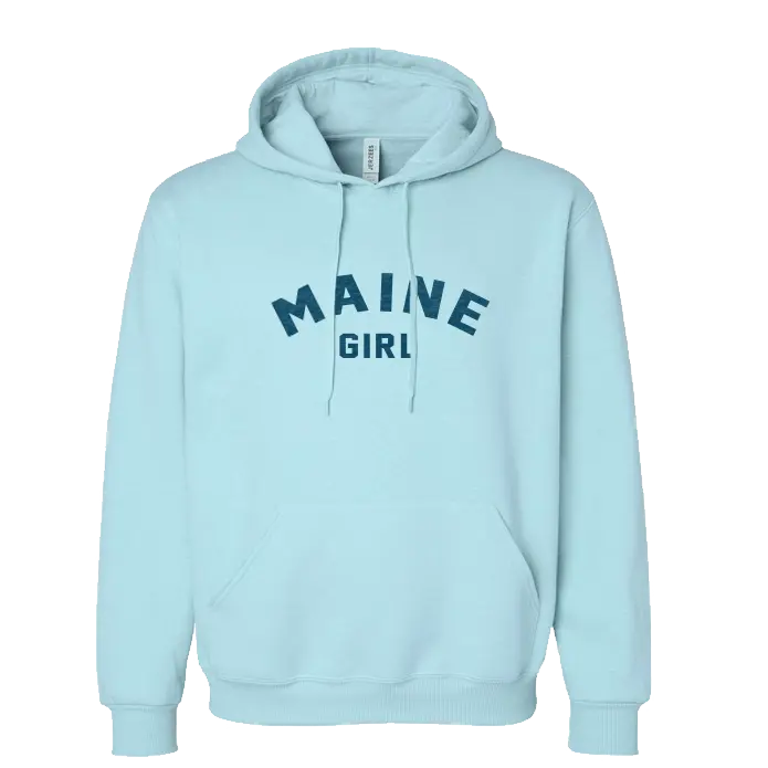 Adult Maine Girl Hoodie SHOP ROGUE WEAR hoodie 2XL-Cloud-Blue