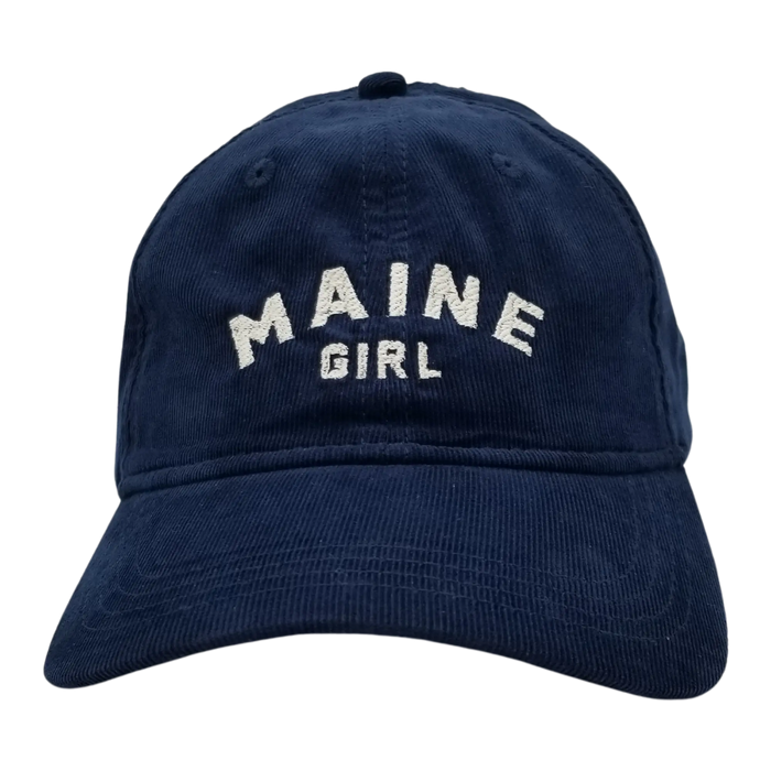 Maine Girl Corduroy Hat SHOP ROGUE WEAR Hats Color-Navy