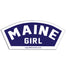 Maine Girl Sticker Decal ROGUE LIFE MAINE Sticker Color-Navy