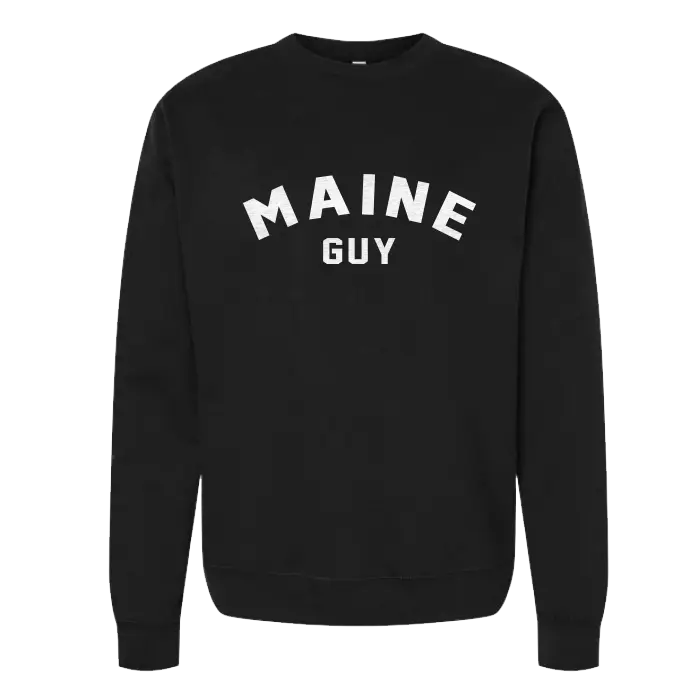 Adult Maine Guy Crewneck SHOP ROGUE WEAR Crewneck 3XL-Black