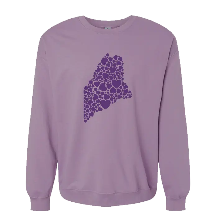 ME Hearts Crewneck SHOP ROGUE WEAR Crewneck 2XL-Paragon-Purple