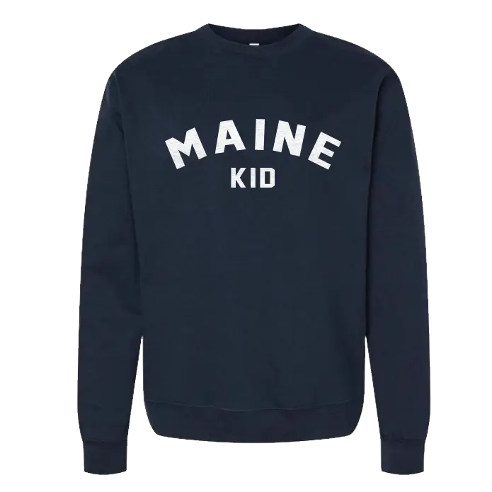 Adult Maine Kid Crewneck SHOP ROGUE WEAR Crewneck 3XL-Navy