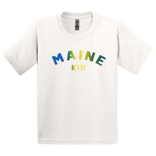 Youth Maine Kid One of A Kind T-Shirt SHOP ROGUE WEAR T-shirt White-Y-XL