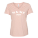 Maine Mom V-Neck T-Shirt SHOP ROGUE WEAR T-shirt 2XL-Heather-Peach