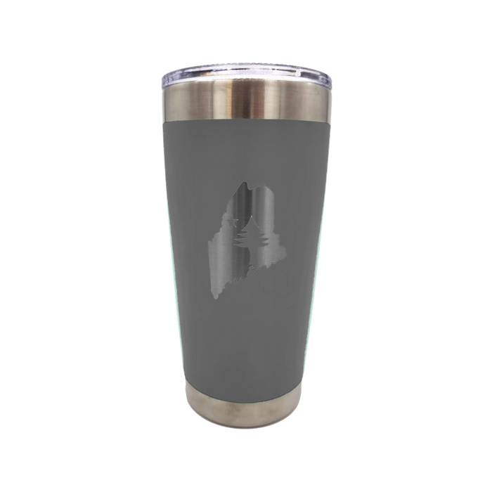 State of Maine/Maine Flag Large Insulate Tumbler SHOP ROGUE WEAR Accessories Grey
